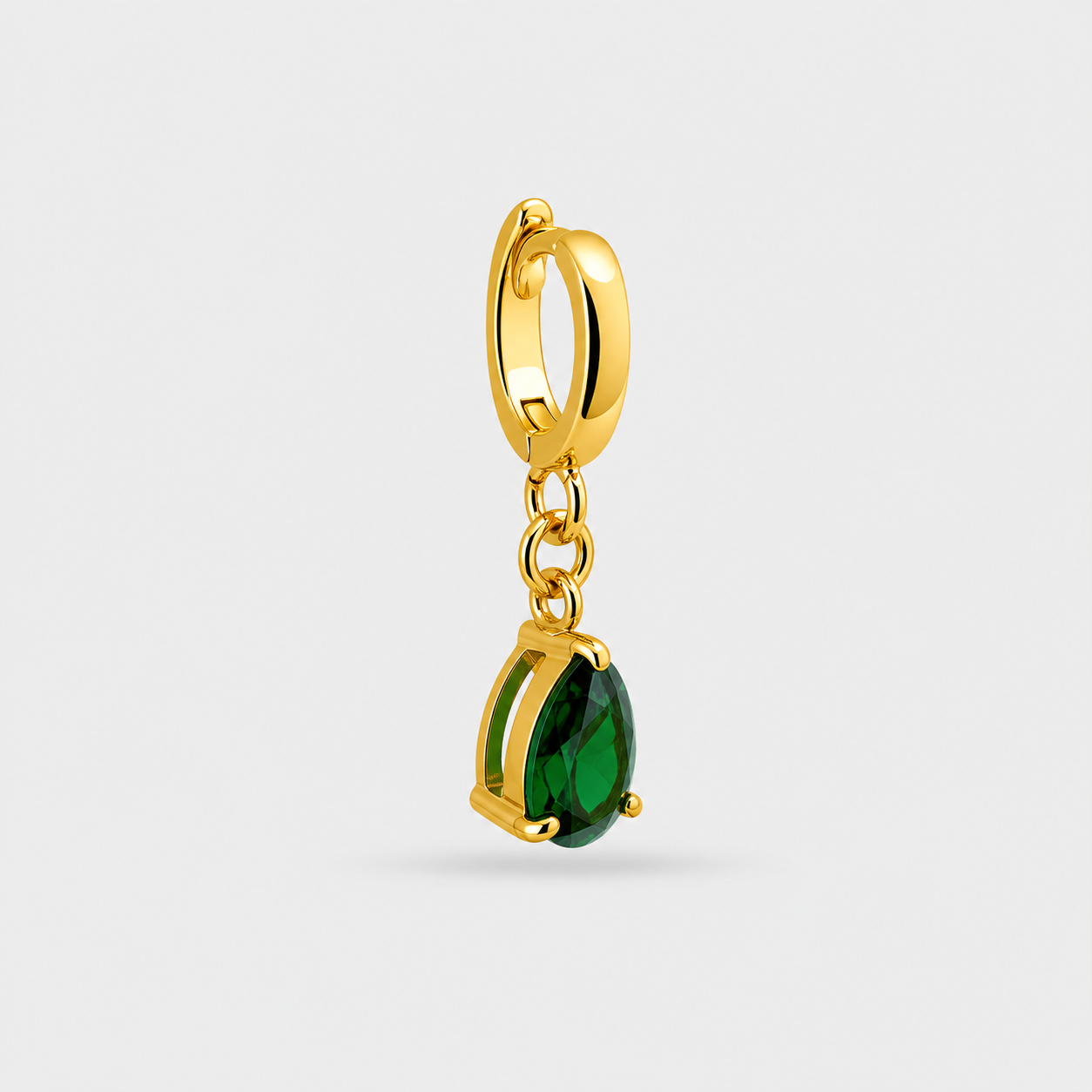 May Birthstone Charm Gold Plated [Villa Valentina]