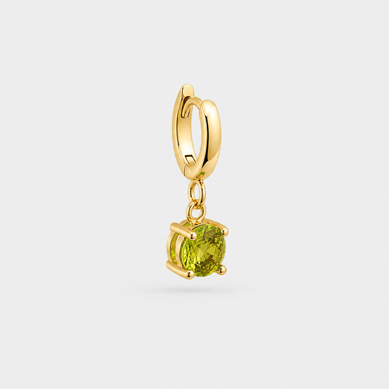 August Birthstone Charm gold Plated [Villa Valentina]
