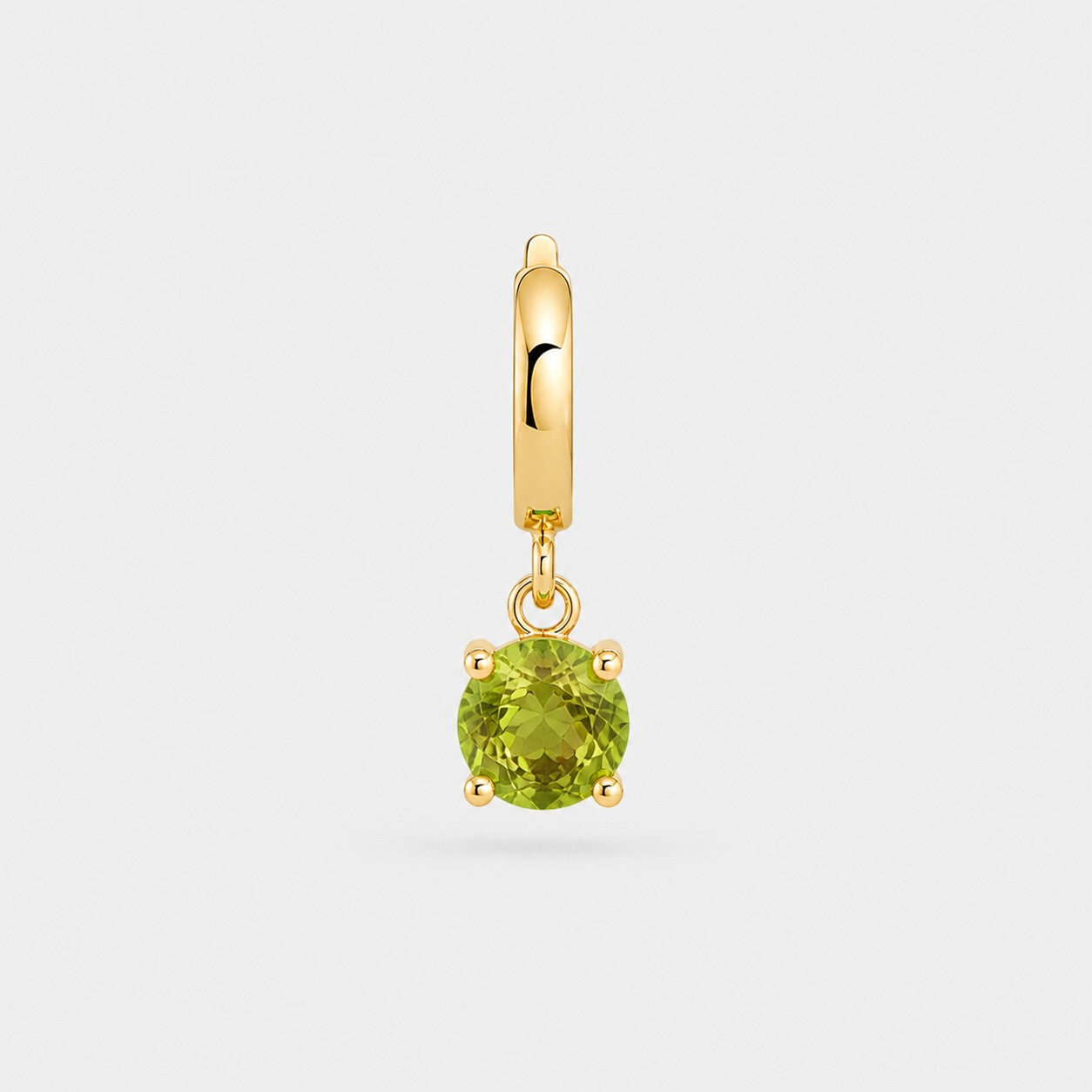 August Birthstone Charm gold Plated [Villa Valentina]