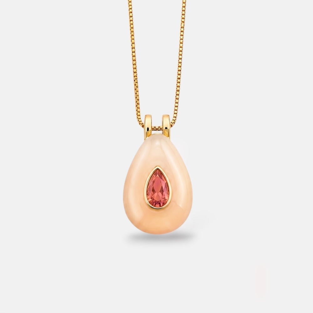 October Birthstone Necklace [Villa Valentina]