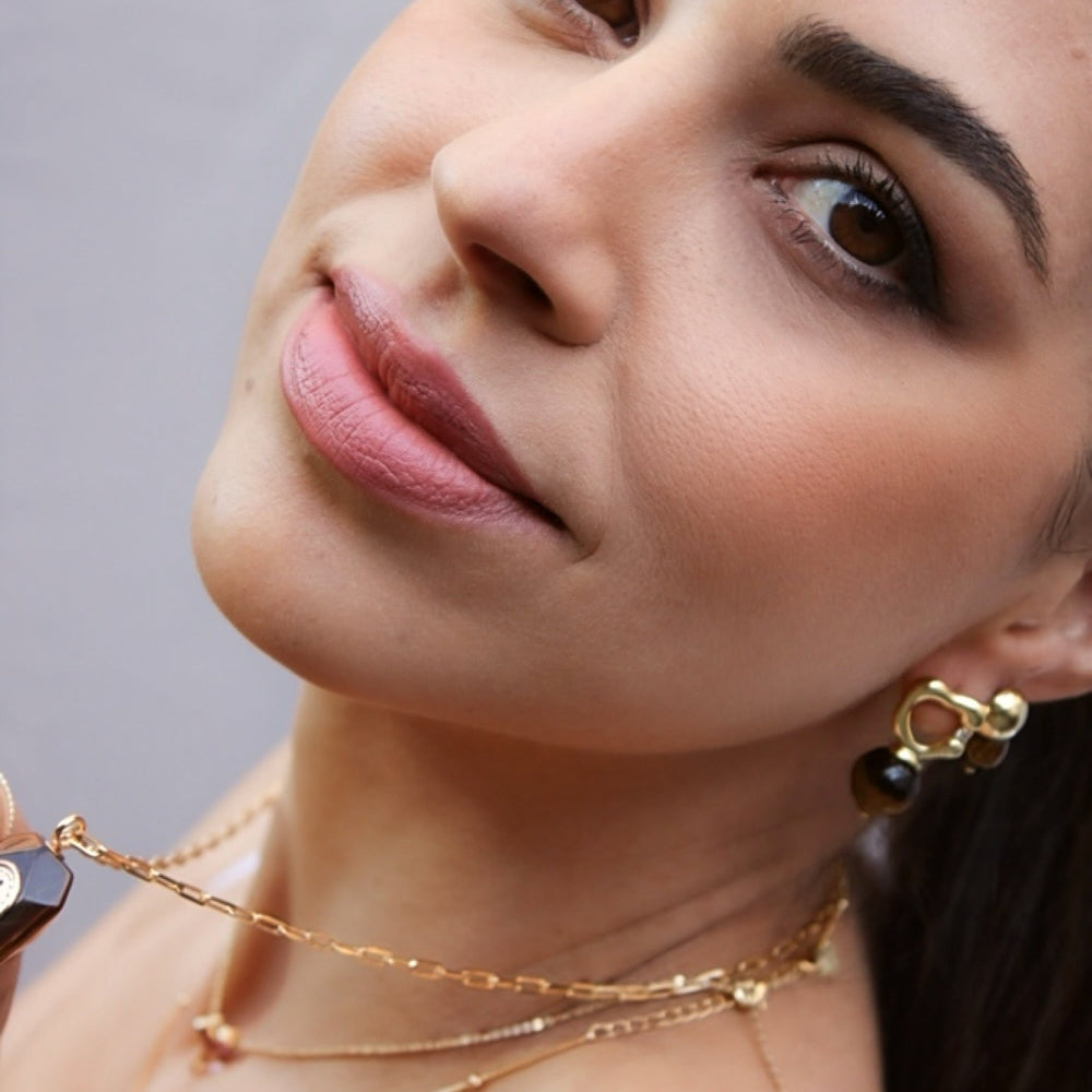 Tiger Eye Drop Earrings