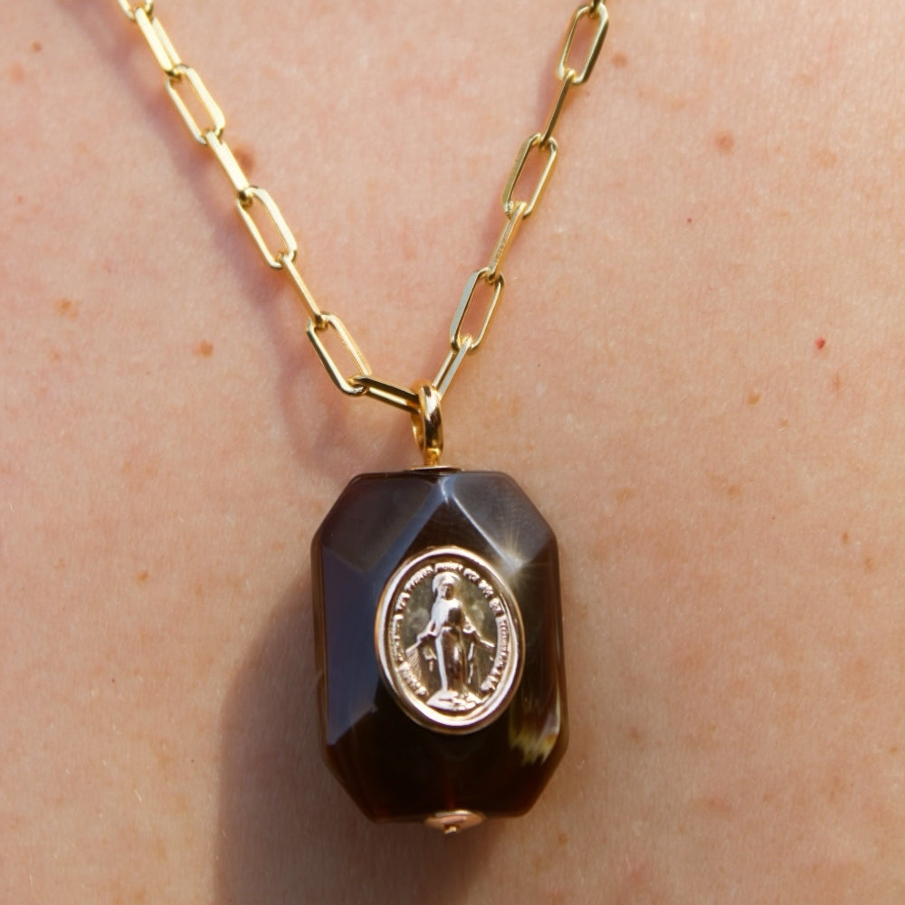 Virgin Mary Pendant Necklace