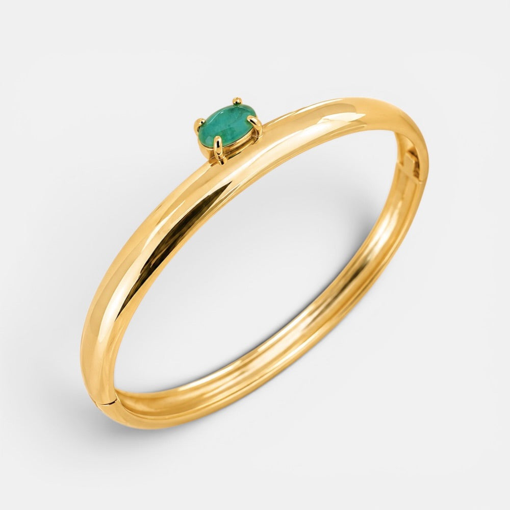 Tourmaline Zirconia Bangle [Villa Valentina]