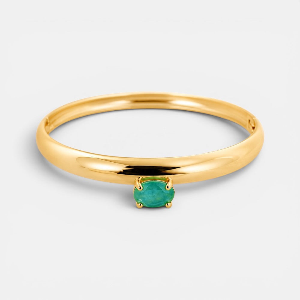 Tourmaline Zirconia Bangle [Villa Valentina]