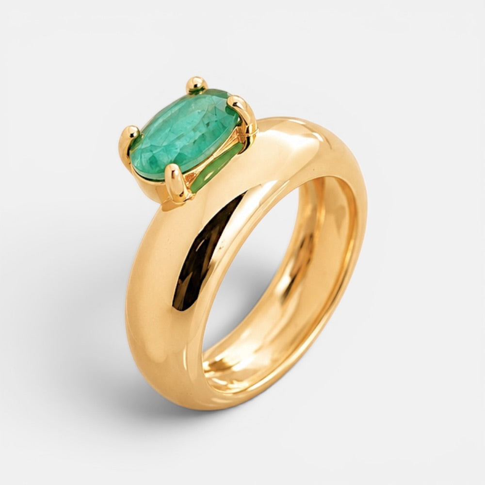 Tourmaline Zirconia Ring [Villa Valentina]