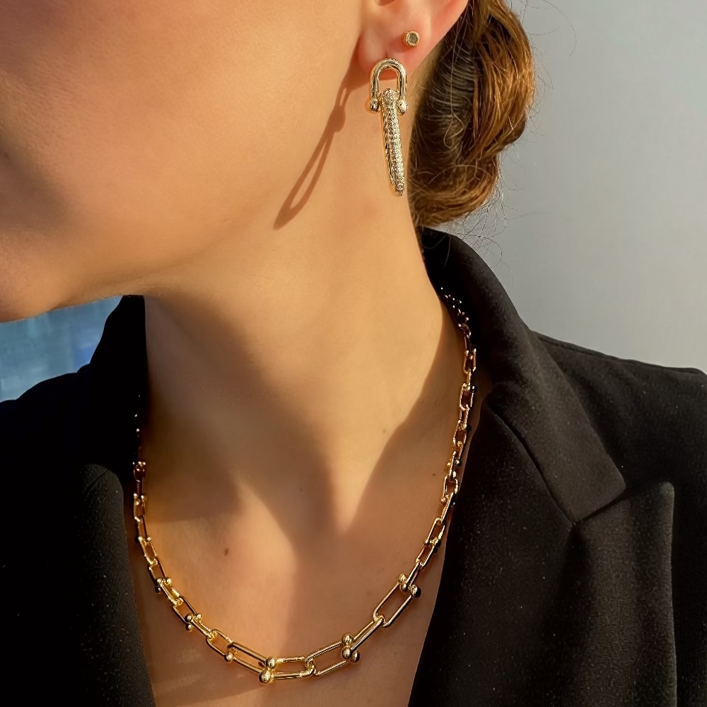 Luxury Link Chain Necklace [Villa Valentina]