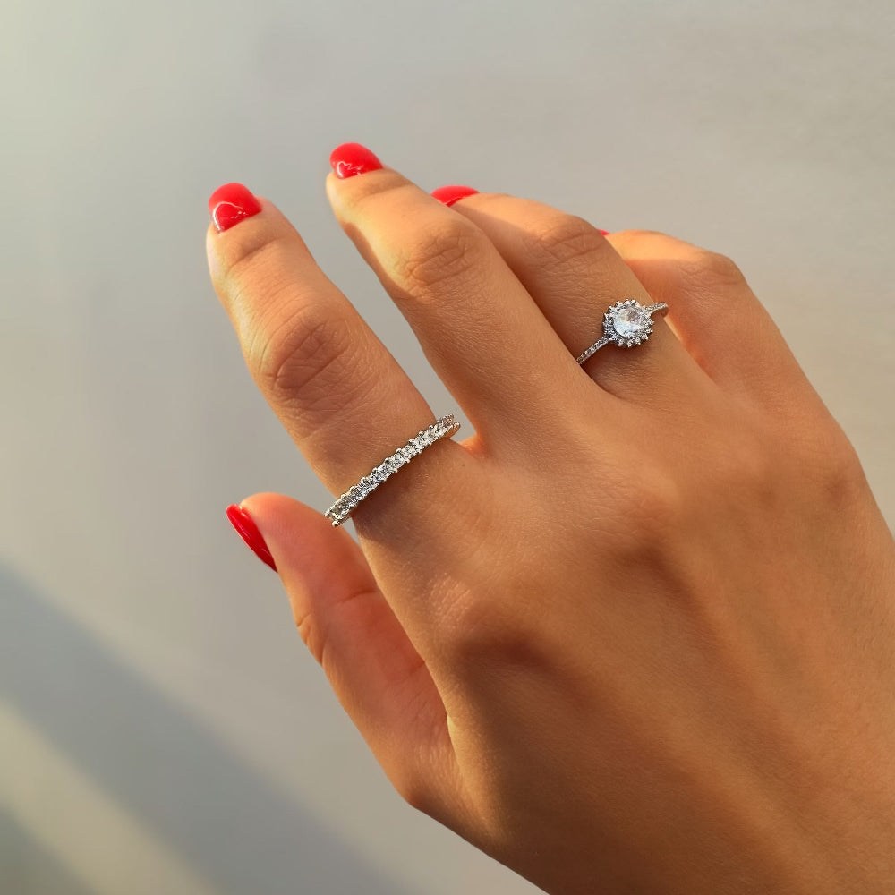 Solitaire Zirconia Ring [Villa Valentina]