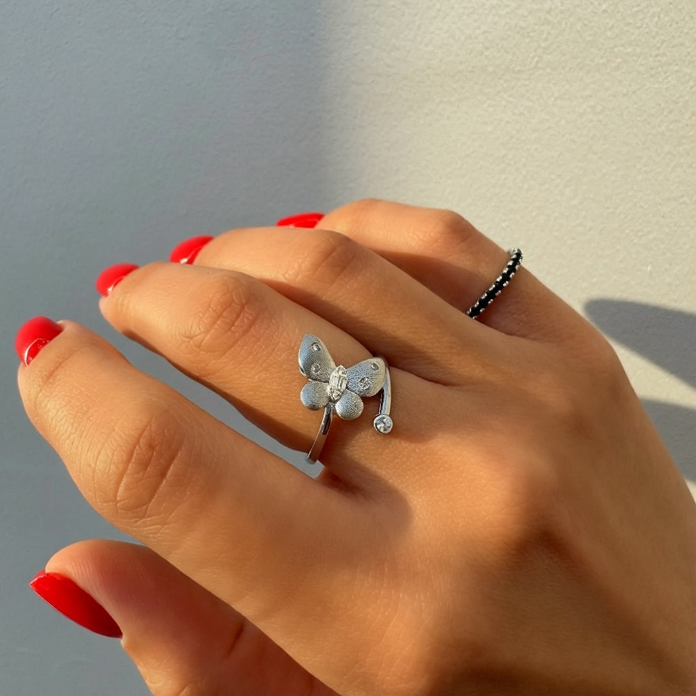 Butterfly Zirconia Ring [Villa Valentina]