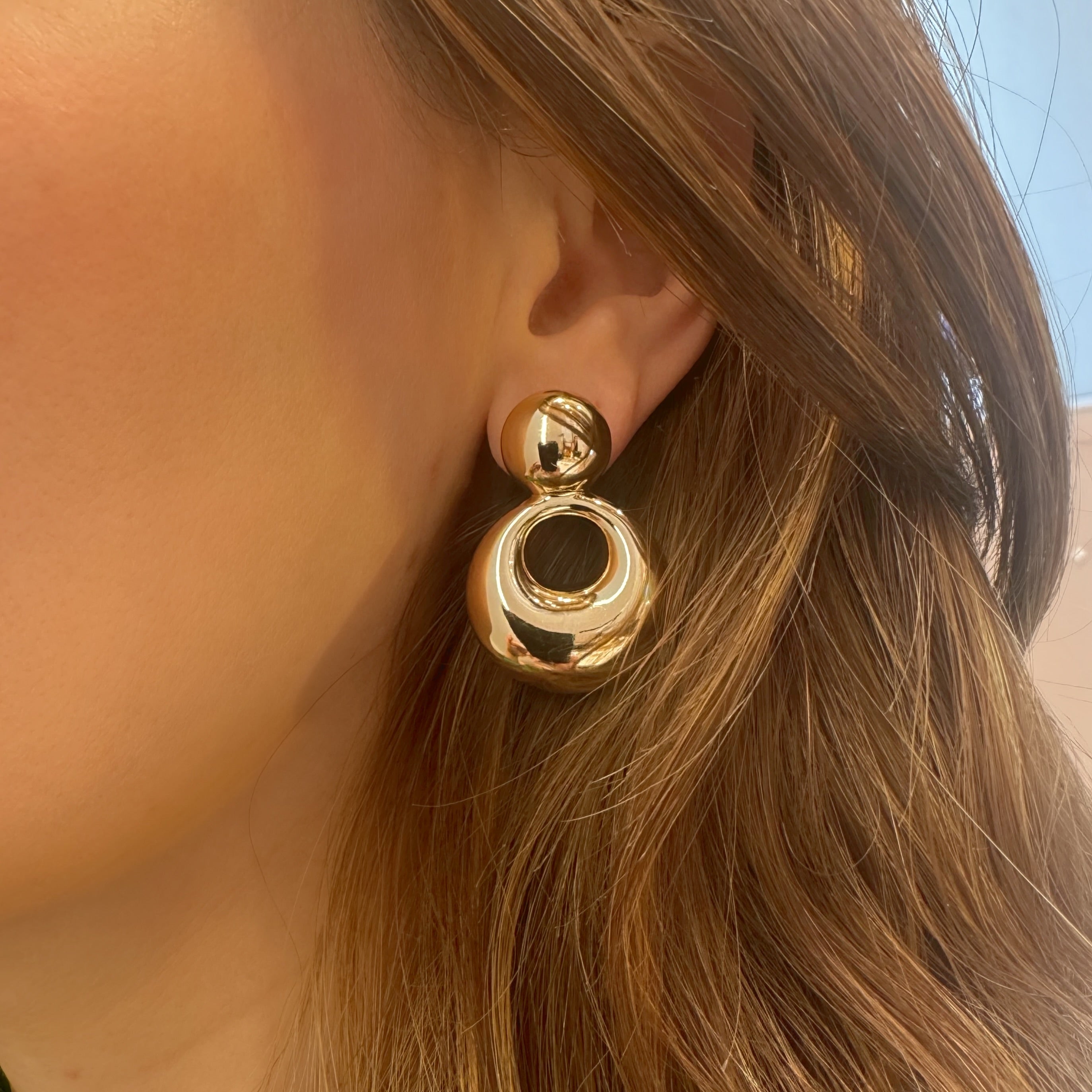 Smooth Hoop Earrings [Villa Valentina]