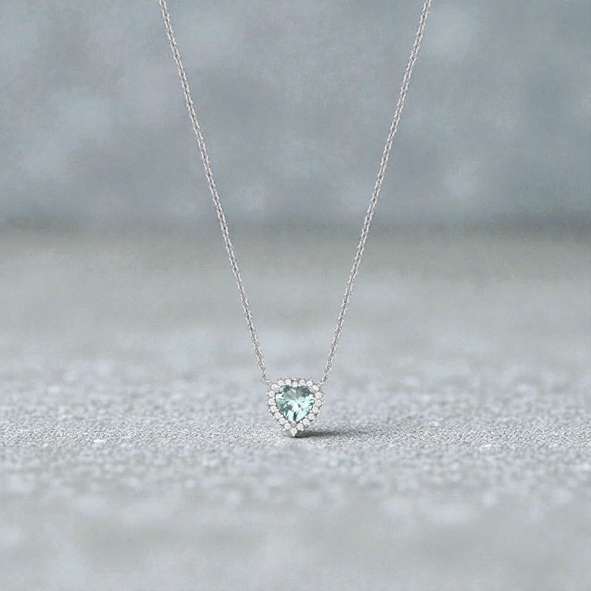 Heart Cubic Zirconia Stud Earrings Set