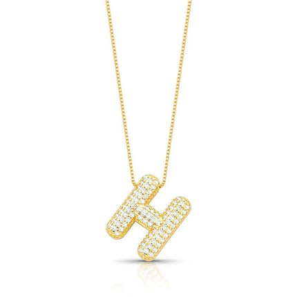 Initial pendant necklace