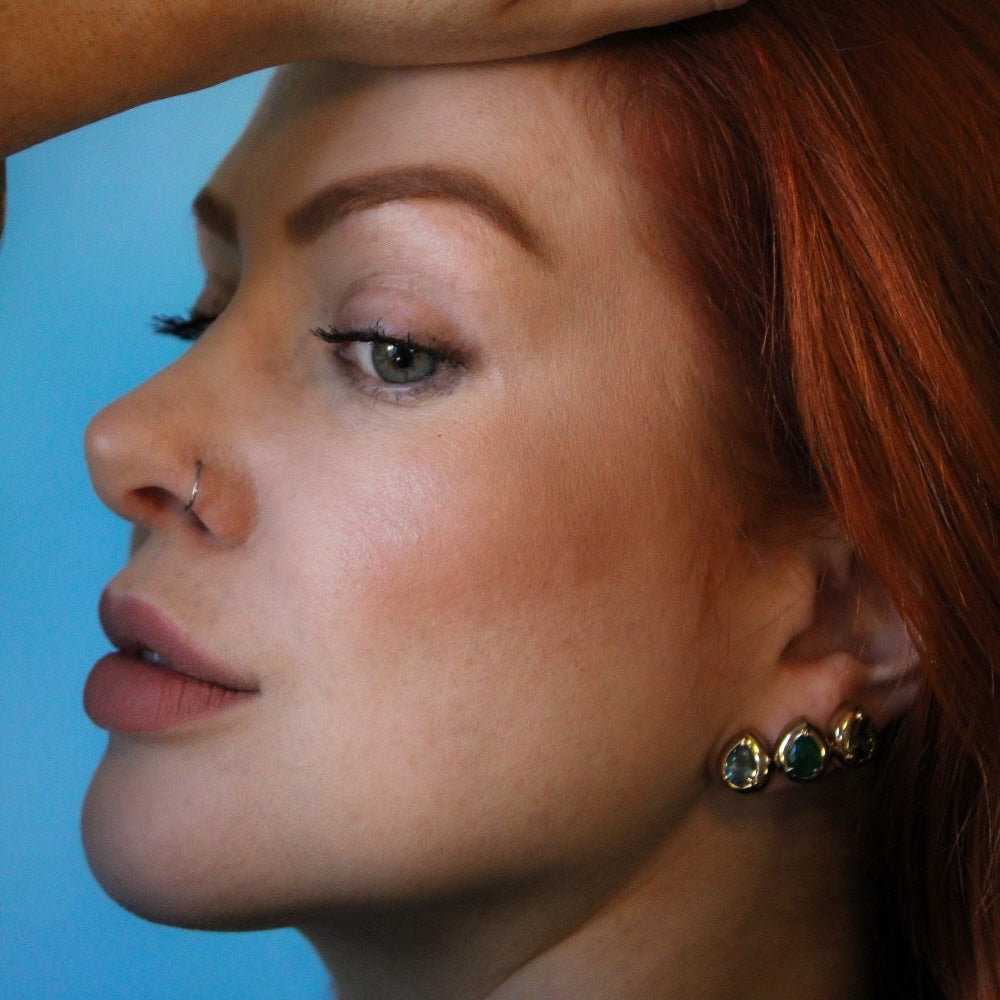 August birthstone earrings