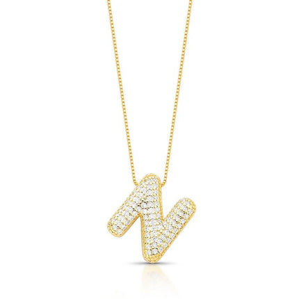 Initial pendant necklace