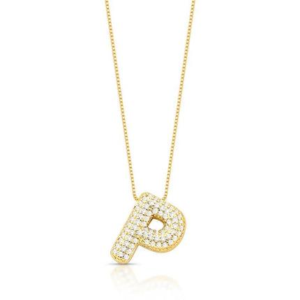 Initial pendant necklace