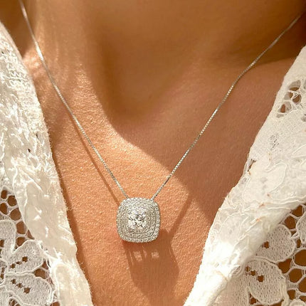 Square zirconia studded set