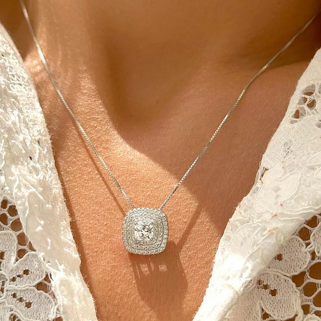 Square zirconia studded set