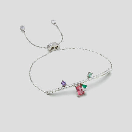 Adjustable Pearls and Crystals Bracelet