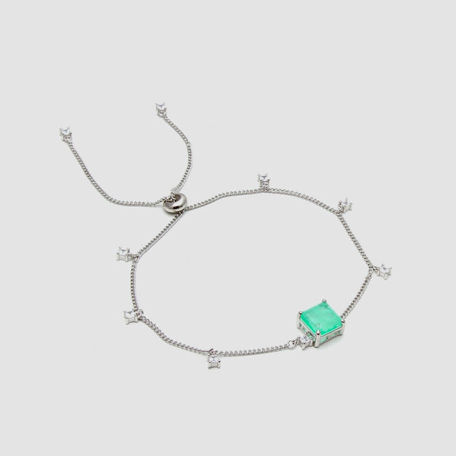 Adjustable Fusion Emerald Bracelet