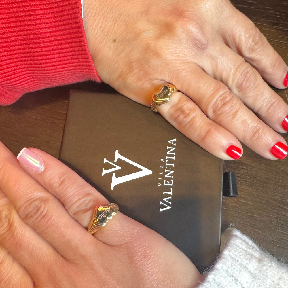 Personalised Pinky Ring [Villa Valentina]