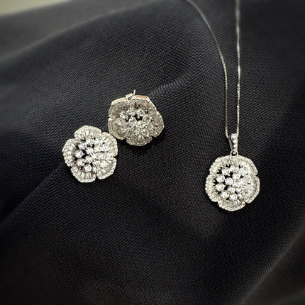 Flower zirconia set