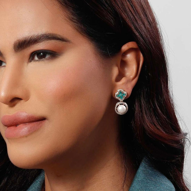 Fusion Turmalina pearls earrings