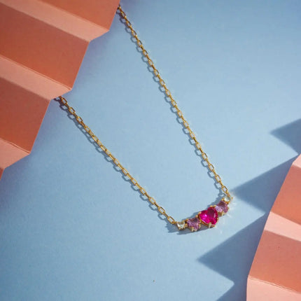 Crystal colours necklace