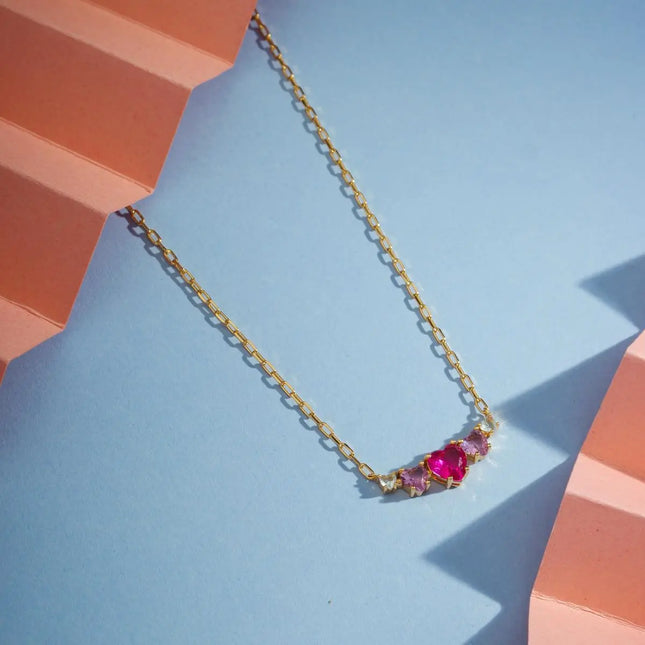 Crystal colours necklace