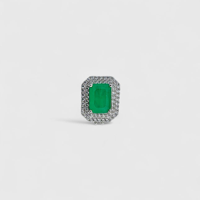 Fusion Emerald Square Charm