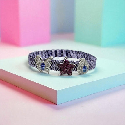 Bracelet flexible purple