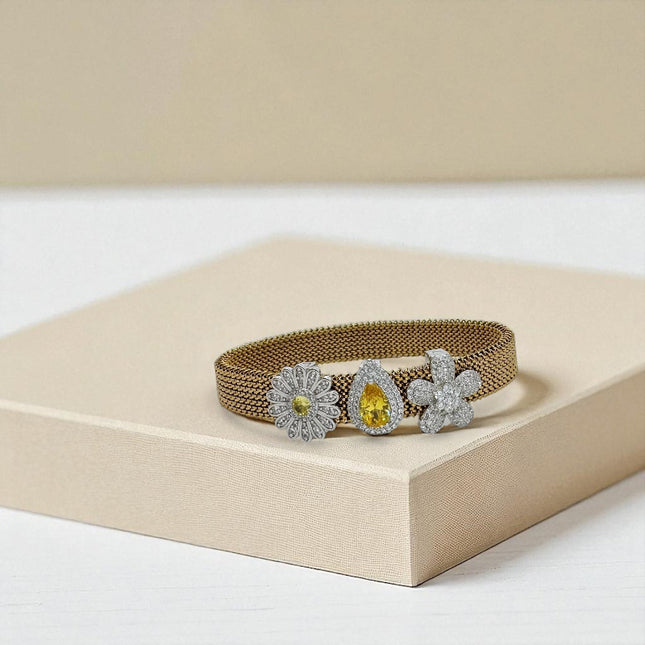 Bracelet flexible gold