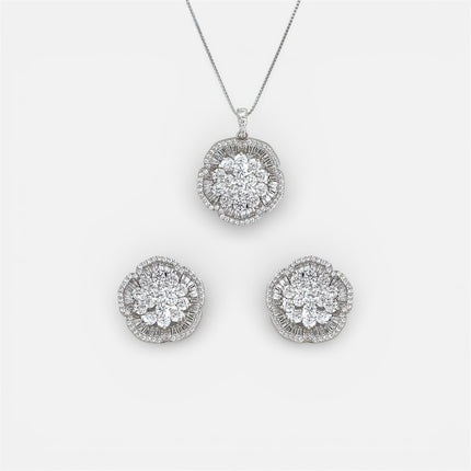 Flower zirconia set