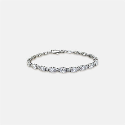 Tennis bracelet oval zirconias