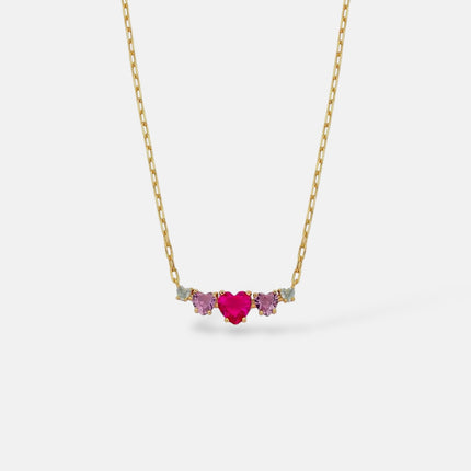 Crystal colours necklace