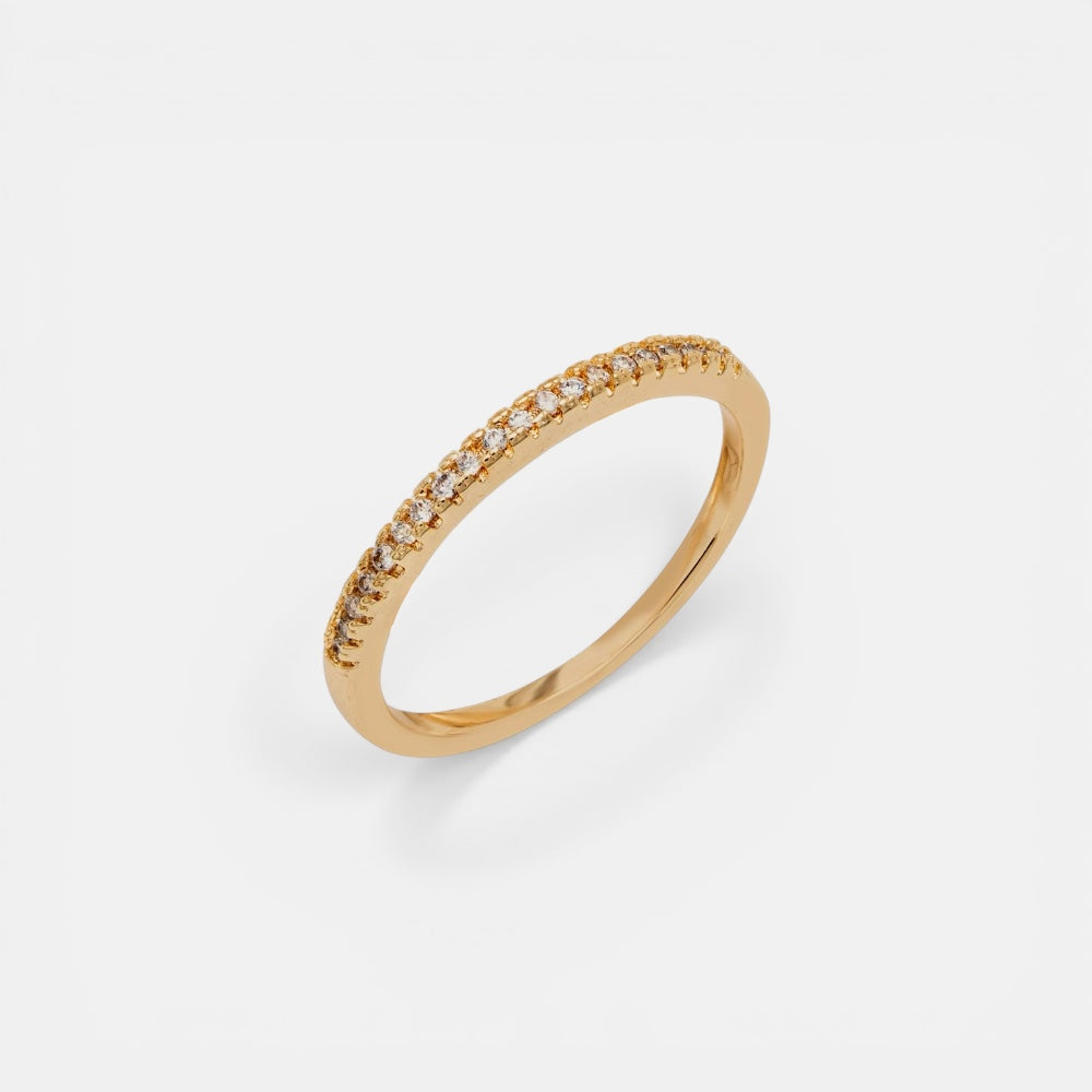 Round Zirconia Ring [Villa Valentina]
