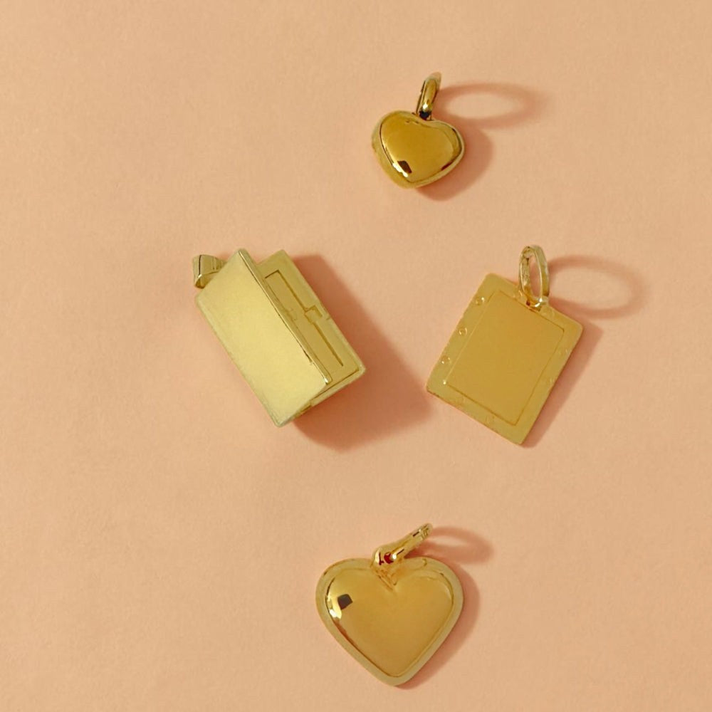 Custom Plain Heart Pendant Necklace [Villa Valentina]
