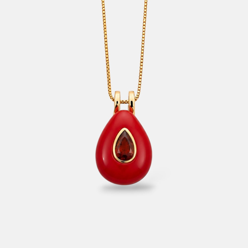 July Birthstone Necklace [Villa Valentina]