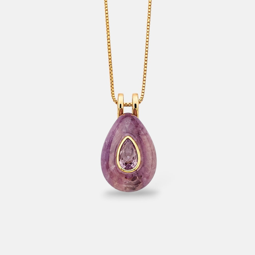 February Birthstone Necklace [Villa Valentina]