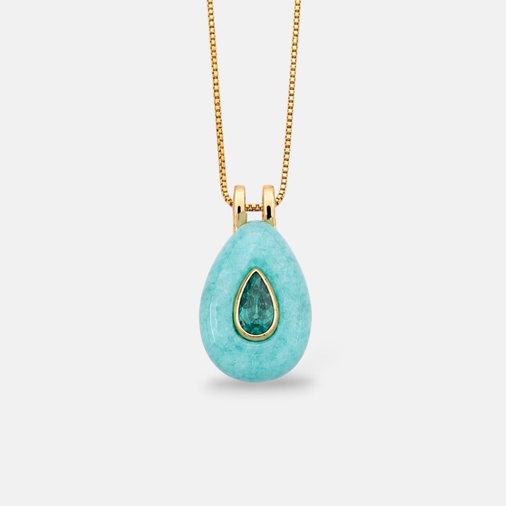 March Birthstone Necklace [Villa Valentina]