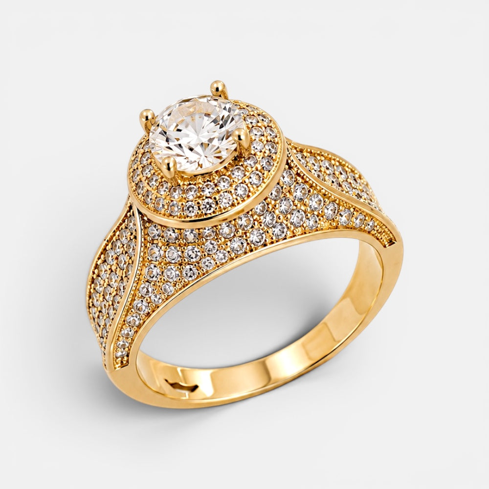 Luxury Zirconia Solitaire Ring [Villa Valentina]