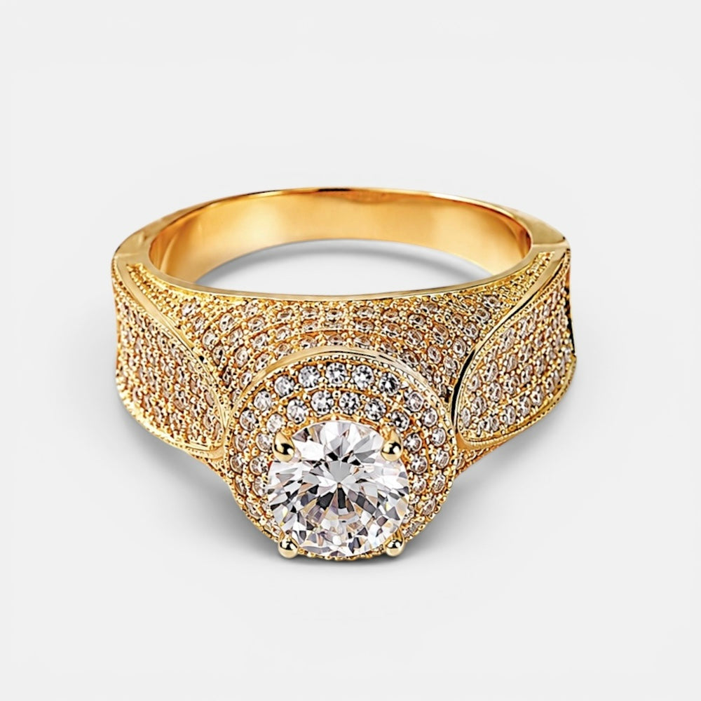 Luxury Zirconia Solitaire Ring [Villa Valentina]