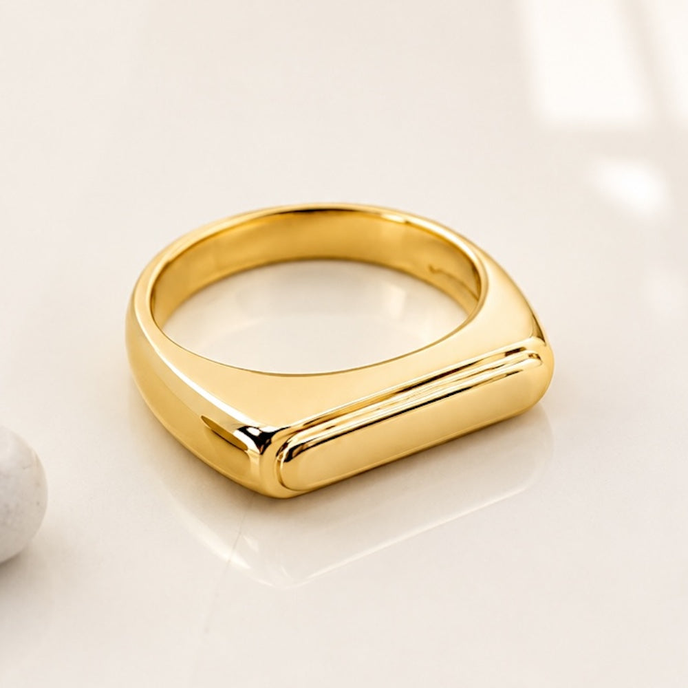 Minimalist Plain Ring [Villa Valentina]