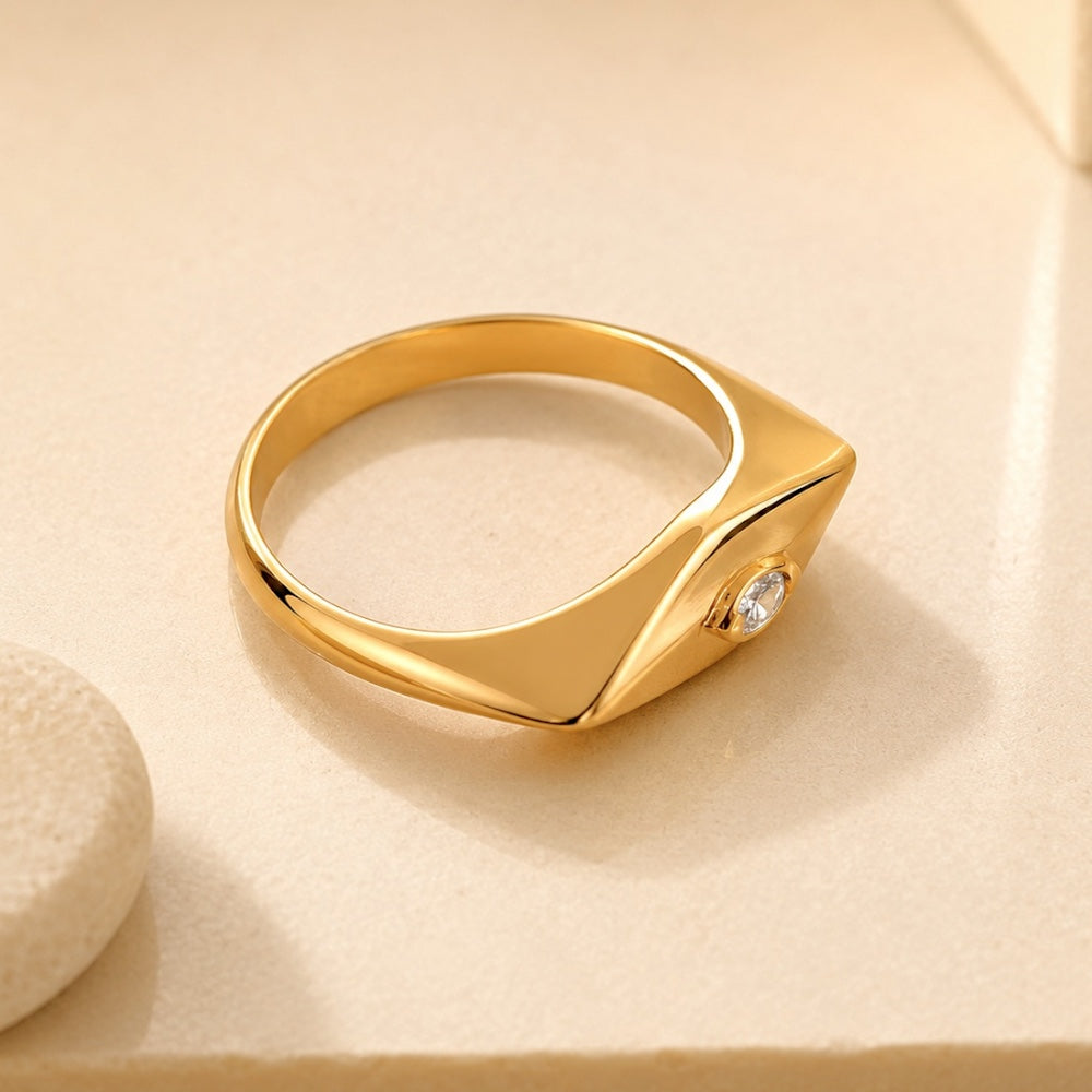 Minimalist Plain Ring [Villa Valentina]