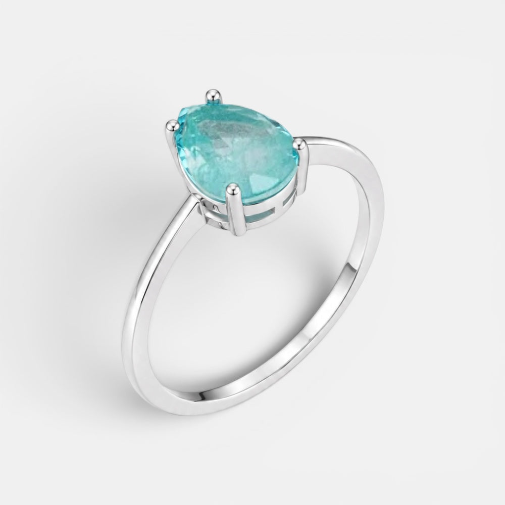 Drop tourmaline ring [Villa Valentina]