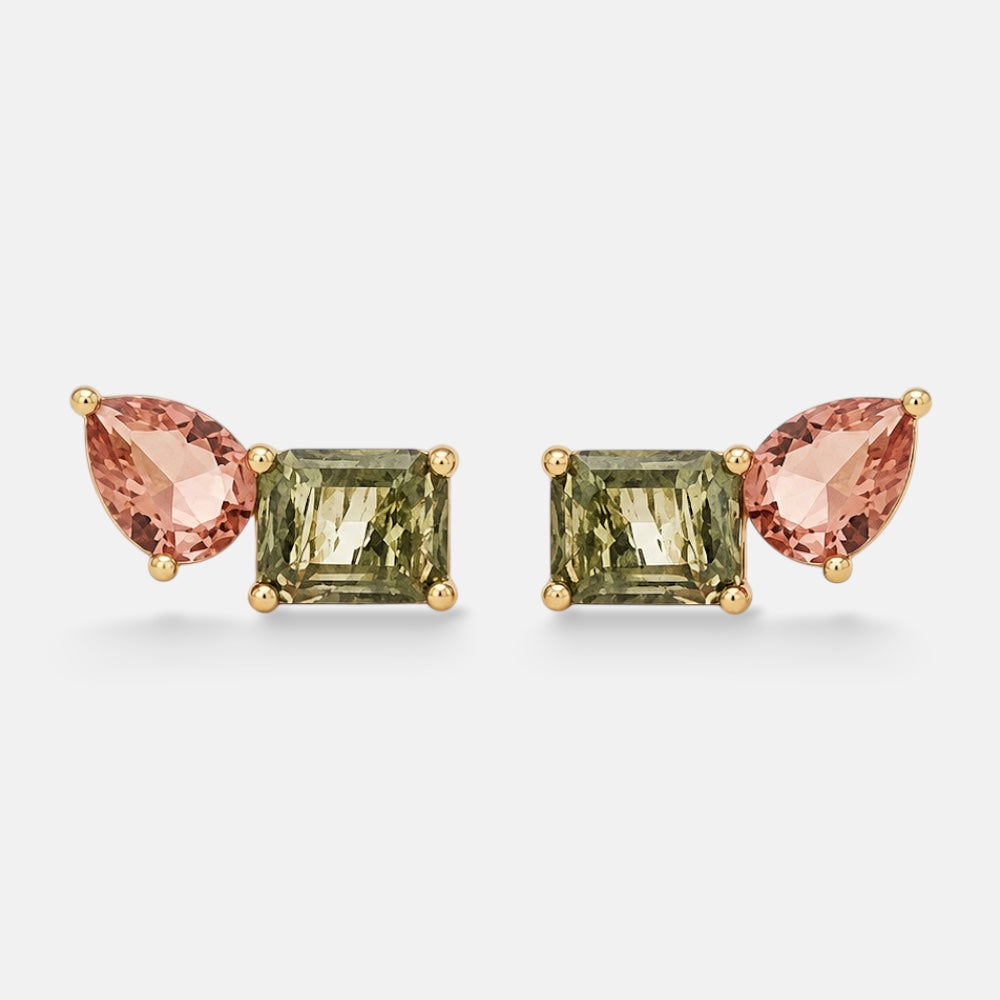 Colourful Zirconia Ear Cuff [Villa Valentina]