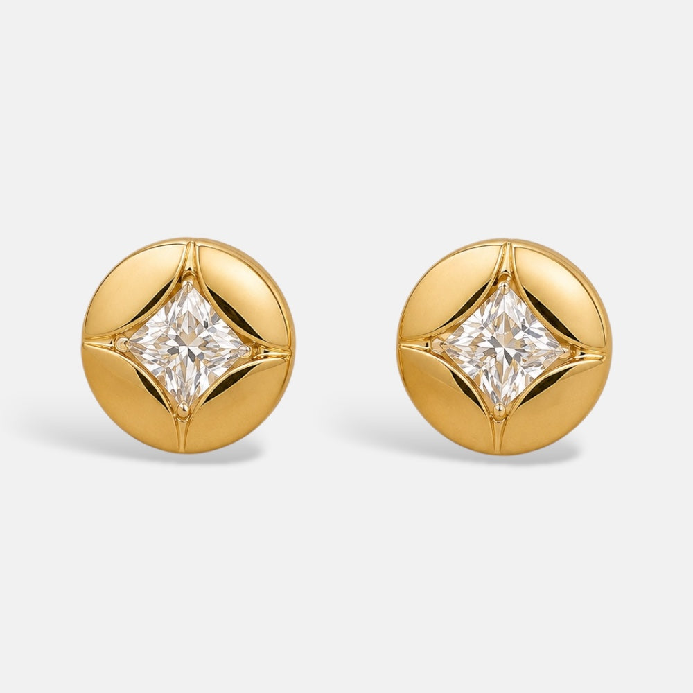 Delicate Cubic Zirconia Earrings [Villa Valentina]