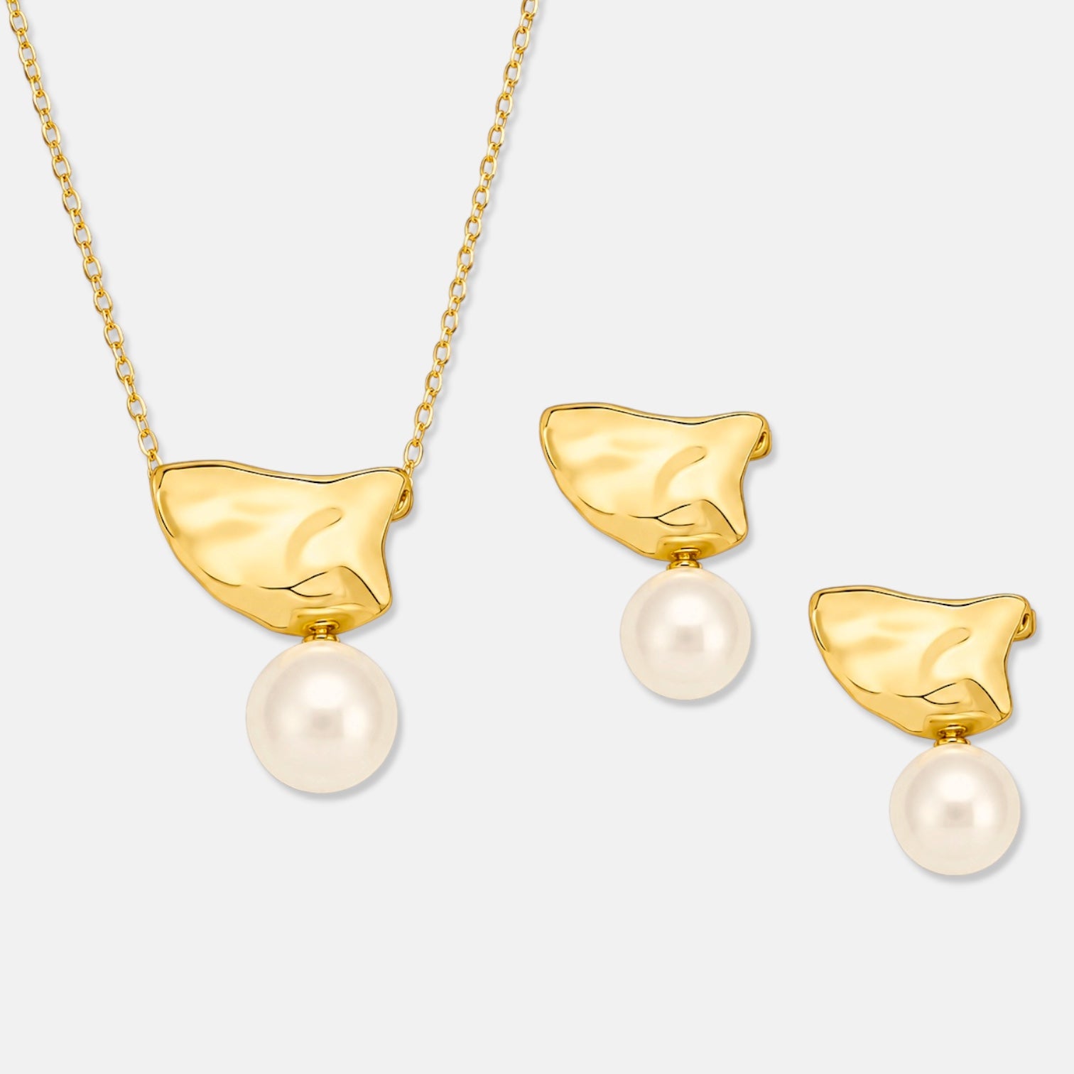 Baroque Pearl Jewelry Set [Villa Valentina]