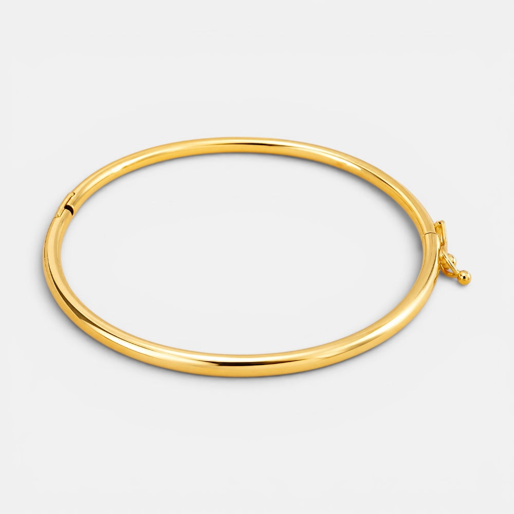 Slim Gold Plated Bangle [Villa Valentina]