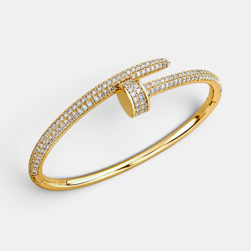 Luxury Inspired Zirconia Bangle [Villa Valentina]