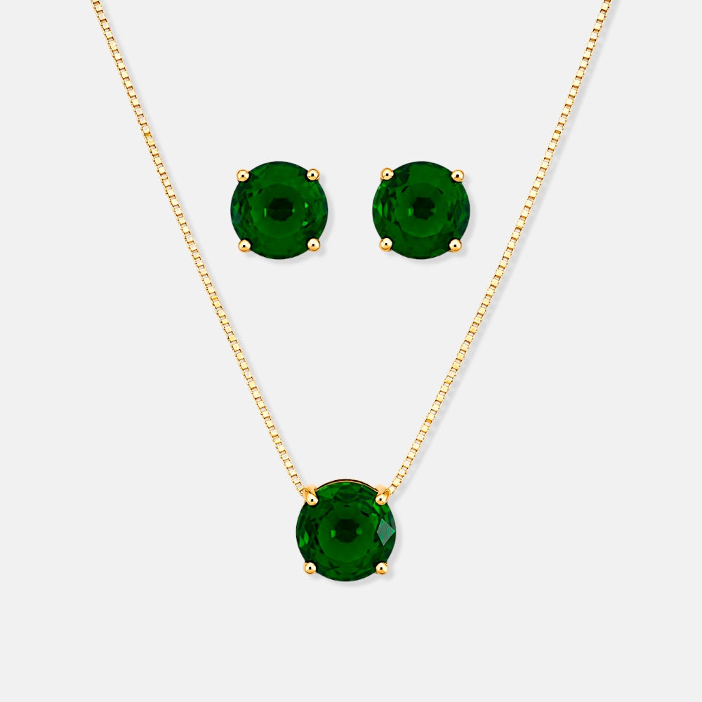 Emerald Zirconia Set [Villa Valentina]