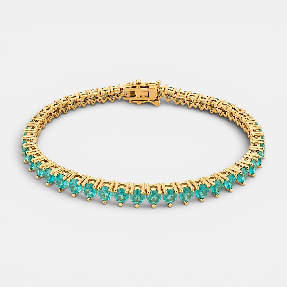Tourmaline Tennis Bracelet [Villa Valentina]